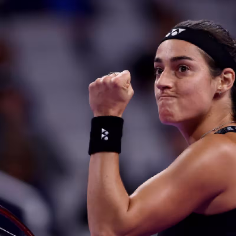 Caroline Garcia en las WTA Finals 2022. Foto: Getty