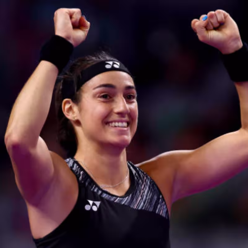 Caroline Garcia luchará por ser maestra en Texas. Fuente: Getty