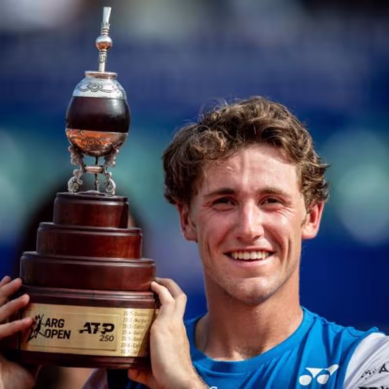 Ruud ganó en Buenos Aires el primer título de su carrera. Foto: Argentina Open