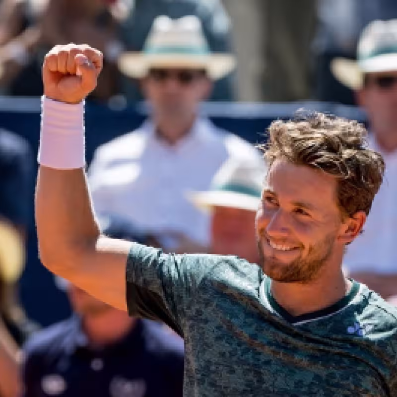 Casper Ruud, campeón en Gstaad 2022. Foto: gettyimages