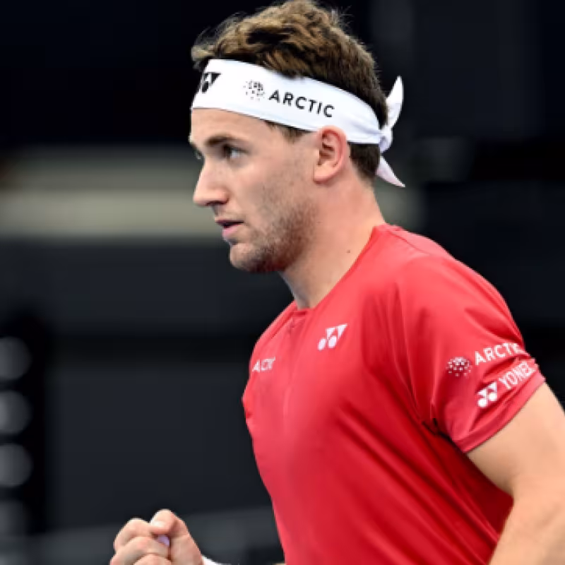 Casper Ruud se prepara para relizar cambios en su calendario. Foto: Getty