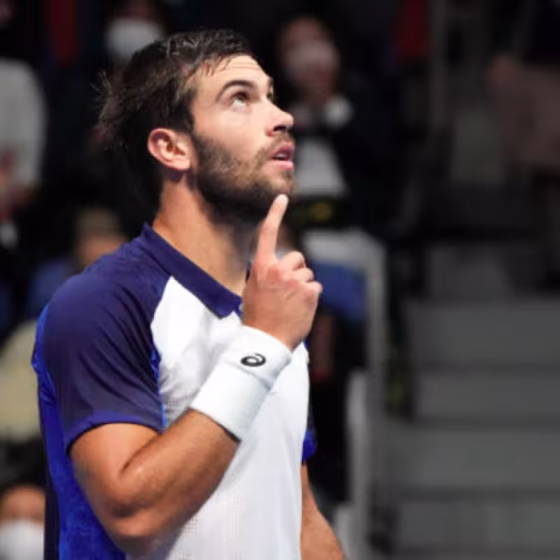 Borna Coric en el ATP Tokio 2022. Foto: Getty