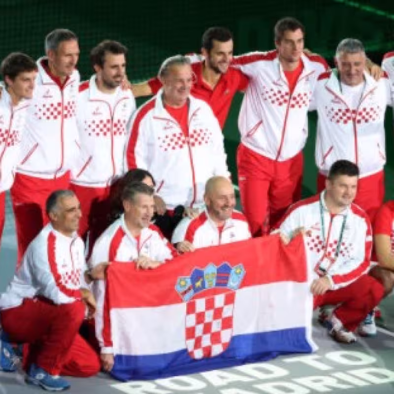 Croacia pasó a las semis de la Copa Davis 2021. Foto: Getty