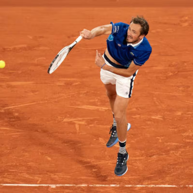 Daniil Medvedev, opciones brillar en tierra batida. Foto: gettyimages
