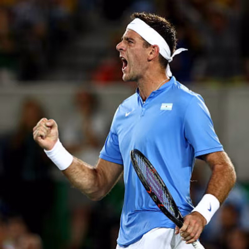 Juan Martín del Potro. Fuente: Getty