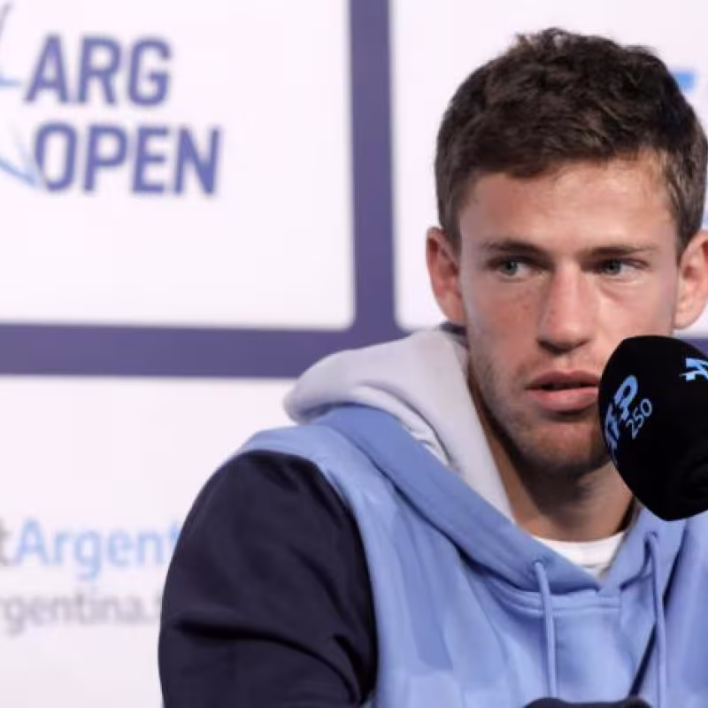 Schwartzman confirmó que tiene un desgarro. Foto: Argentina Open