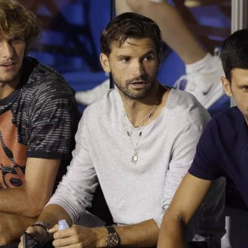 Grigor Dimitrov positivo por COVID-19. Foto: gettyimages