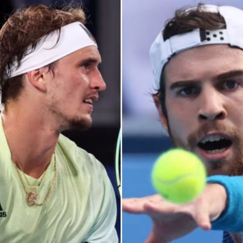 Zverev y Khachanov lucharán por el Oro olímpico. Foto: Getty