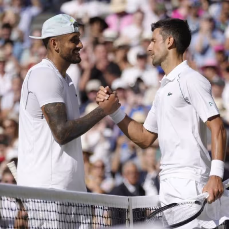 Kyrgios sigue demostrando su nuevo 'bromance' con Djokovic