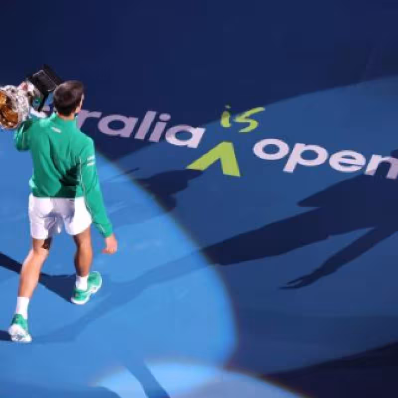 Novak Djokovic, ganador Open Australia 2020. Foto: gettyimages