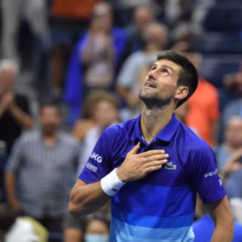Novak Djokovic, a dos pasos de la gloria. Fuente: Getty