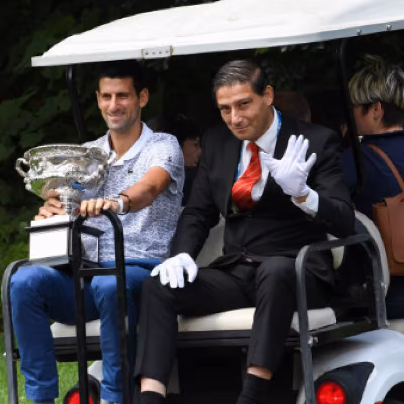 Djokovic desvela dónde guarda sus trofeos
