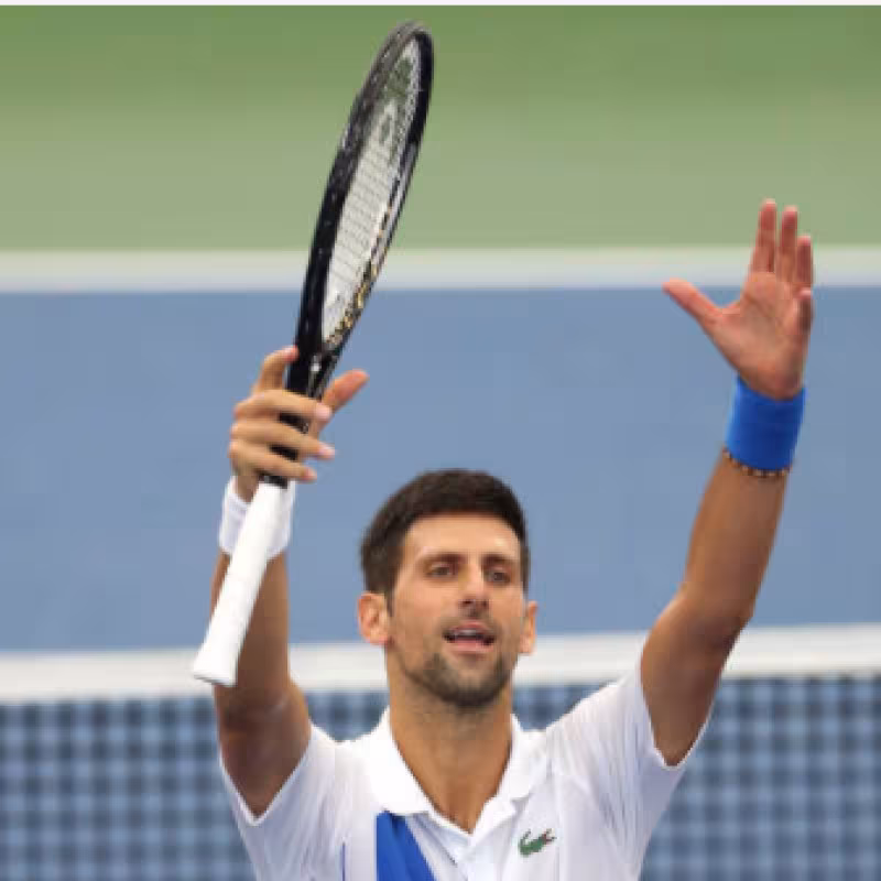 Novak Djokovic celebra el título. Fuente: Getty