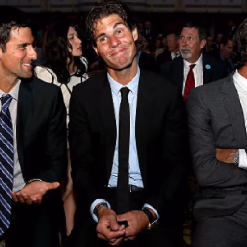 Djokovic, Nadal y Federer. Fuente: Getty