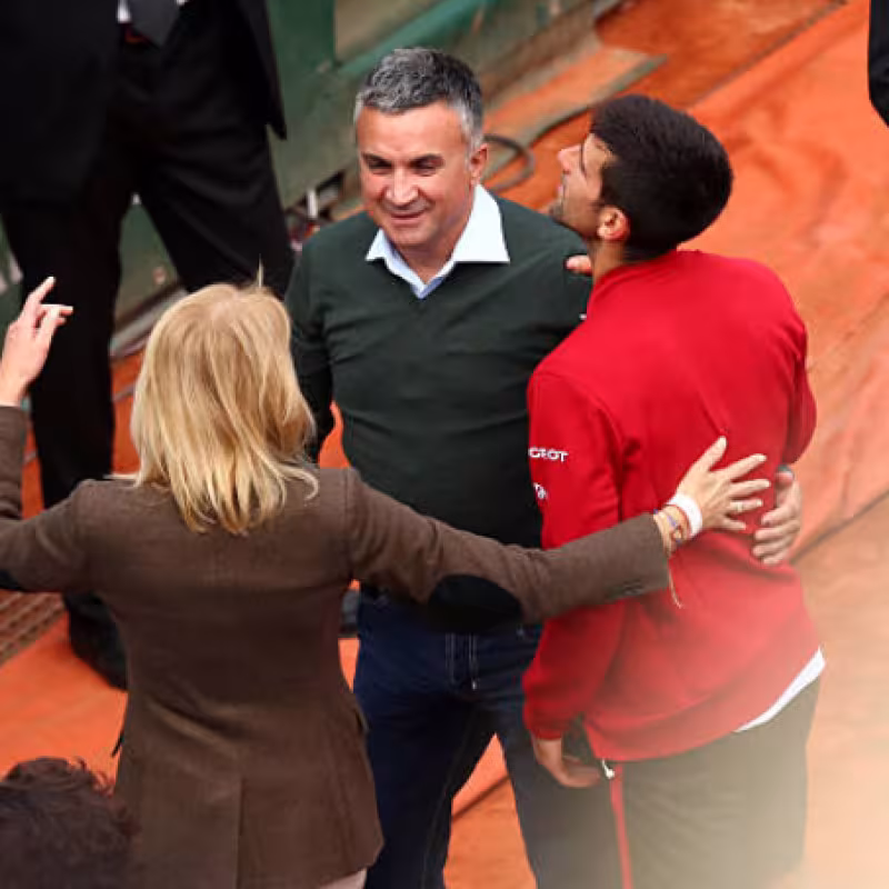 Las palabras del padre de Djokovic no ayudan a su hijo. Foto: Getty