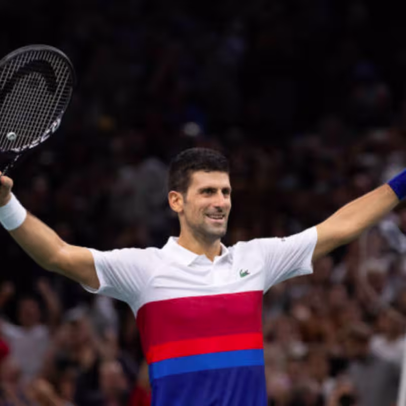 Novak Djokovic en la edición pasada del Paris-Bercy. Foto: Getty