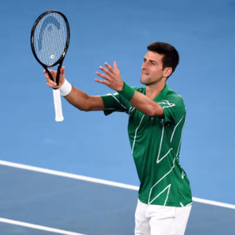 Novak Djokovic, dominio en Grand Slams sobre Roger Federer y Rafael Nadal