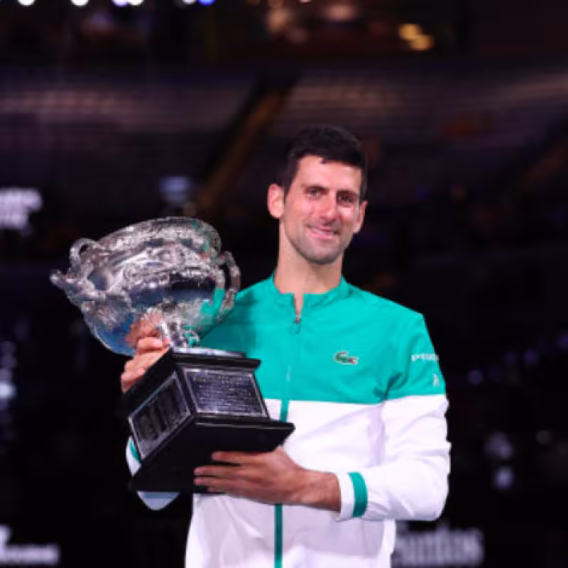 Novak Djokovic ya está en Australia. Foto: Getty