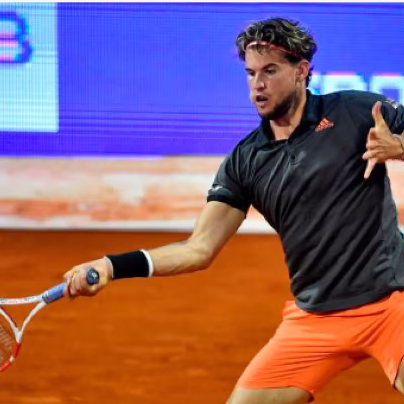 Dominic Thiem durante el Adria Tour. Fuente: Getty
