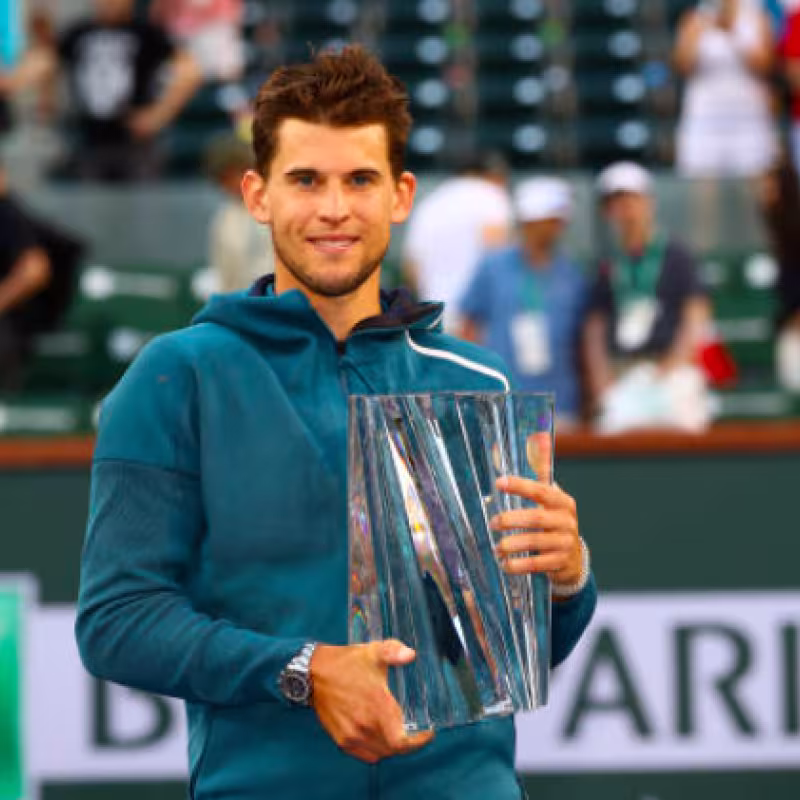 Thiem, último ganador en el desierto. Fuente: Getty