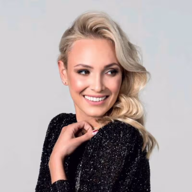 Donna Vekic en una sesión de fotos. Fuente: Getty