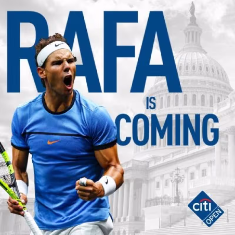 Rafa Nadal ya tiene torneo de regreso: Washington