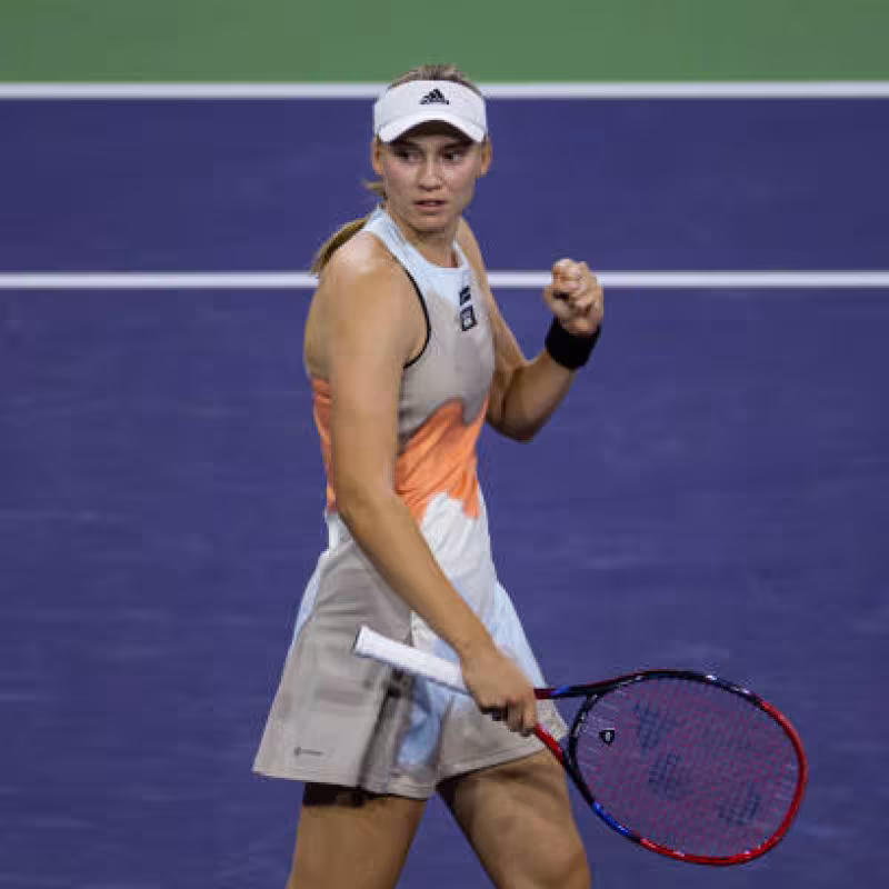 Elena Rybakina, mejoría en Indian Wells 2023. Foto: gettyimages