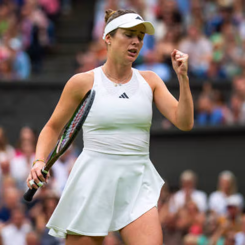 Elina Svitolina, en Wimbledon 2023. Foto: Getty