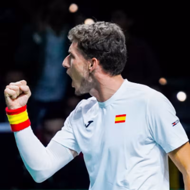 Rueda de prensa del equipo español de Copa Davis. Fuente: RFET