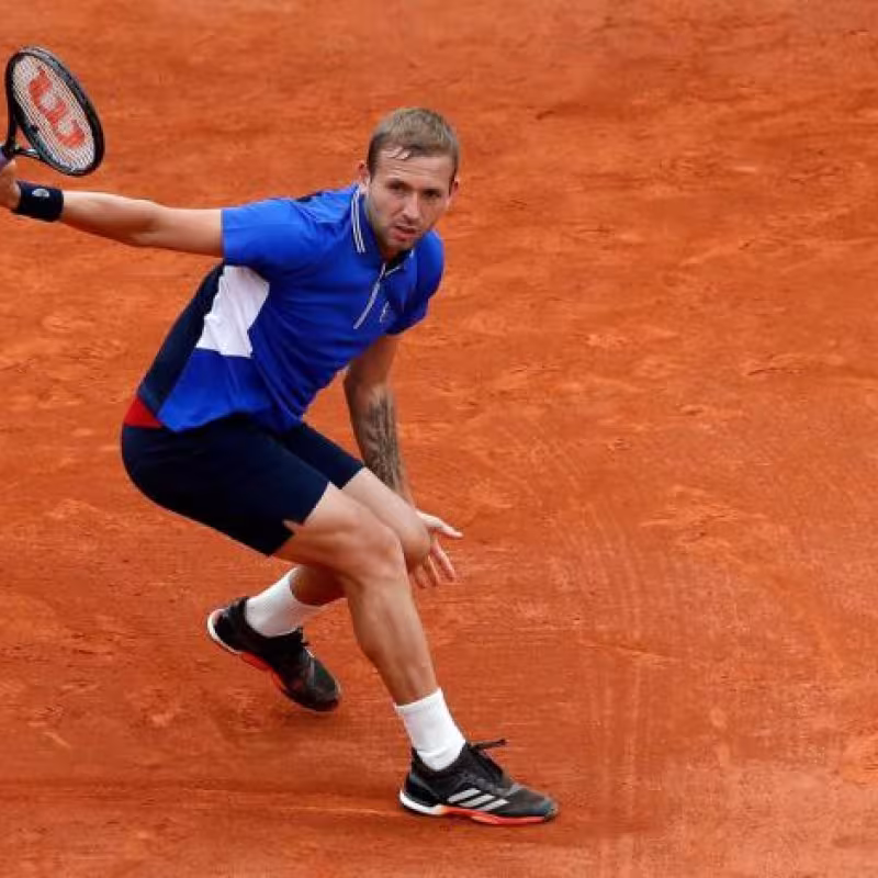 Evans pega el sorpresón eliminando a Djokovic en Montecarlo. Foto: Getty