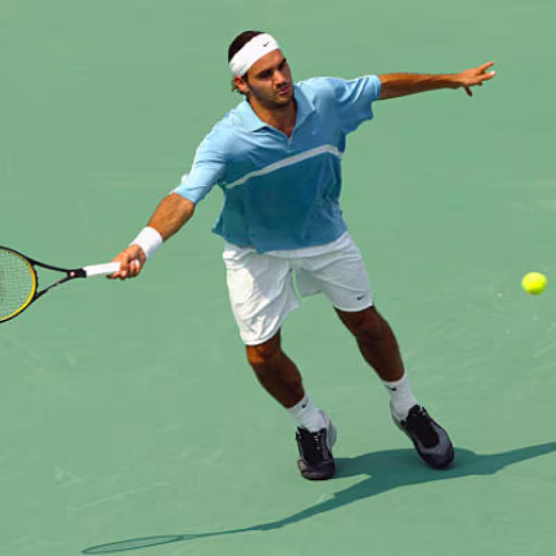 Roger Federer en Cincinnati 2003. Fuente: Getty