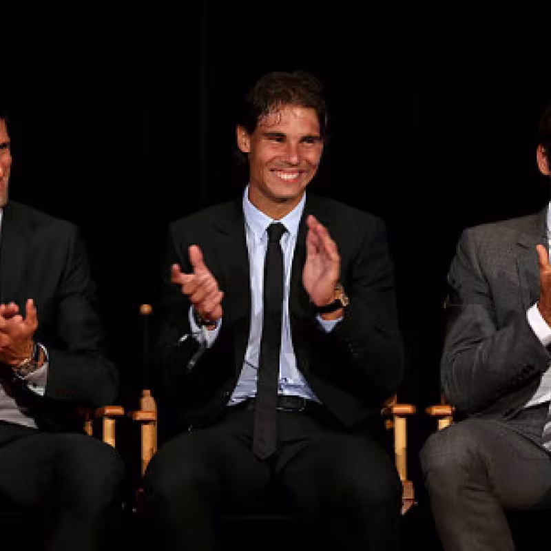 Djokovic, Nadal y Federer. Fuente: Getty