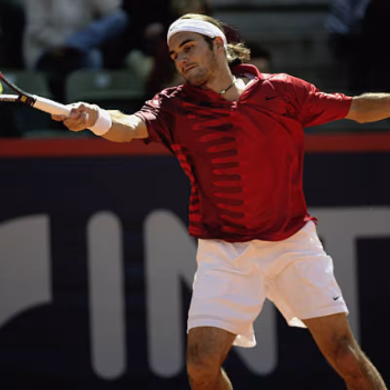 Roger Federer, Hamburgo 2002. Fuente: Getty