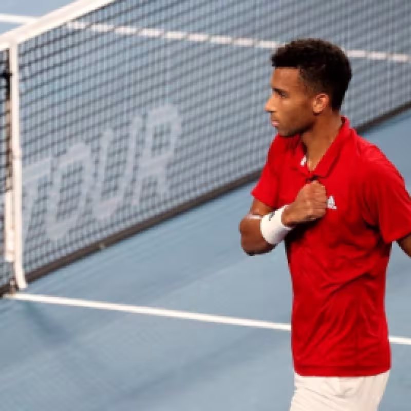 Félix Auger-Aliassime confirma triunfo Canadá en ATP Cup 2022. Foto: gettyimages
