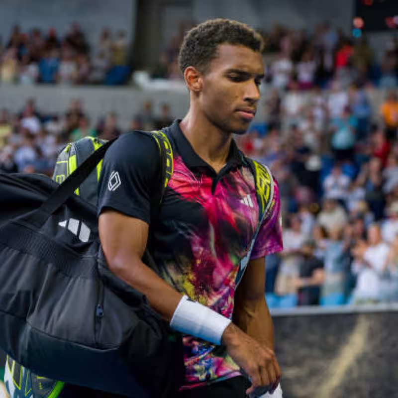 Félix Auger-Aliassime, decepción en Open de Australia 2023. Foto: gettyimages