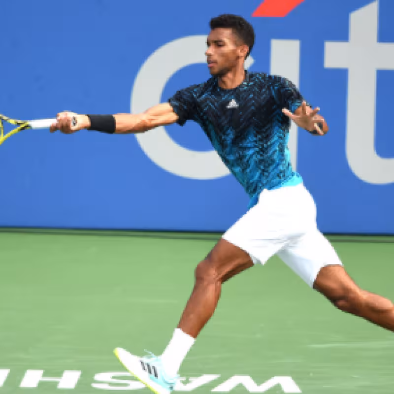Félix Auger-Aliassime, decepcionante derrota en Washington. Foto: gettyimages
