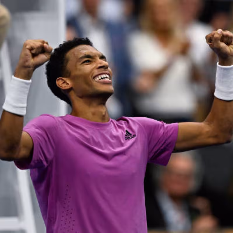 Félix Auger-Aliassime, nuevo rey tenis indoor. Foto: gettyimages