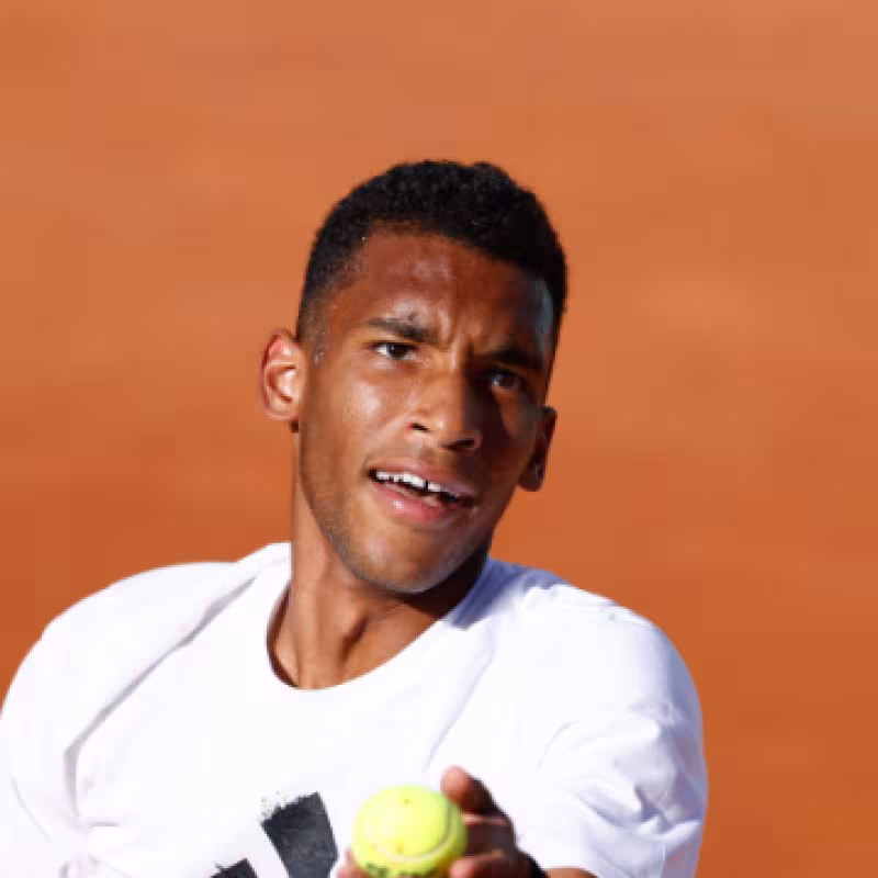 Felix Auger-Aliassime en el Mutua Madrid Open 2023. Foto: Getty