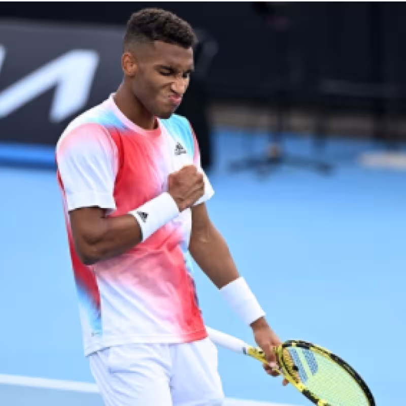 Félix Auger-Aliassime, progresión en Open de Australia 2022. Foto: gettyimages