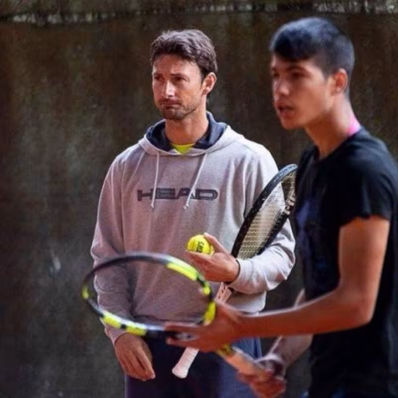 Juan Carlos Ferrero: "Hay que ir con calma y transmitírselo a Carlos". Foto: Equelite