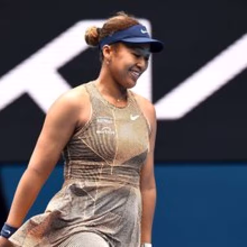 Primera sonrisa de Naomi Osaka en 2022