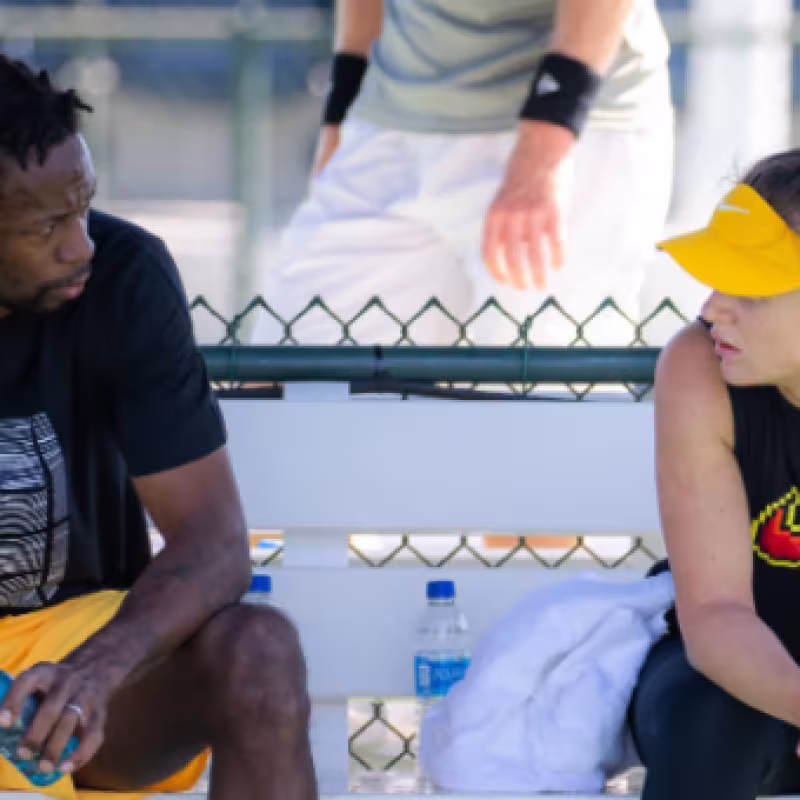 Monfils, sobre Svitolina: "Es la razón por la que juego"