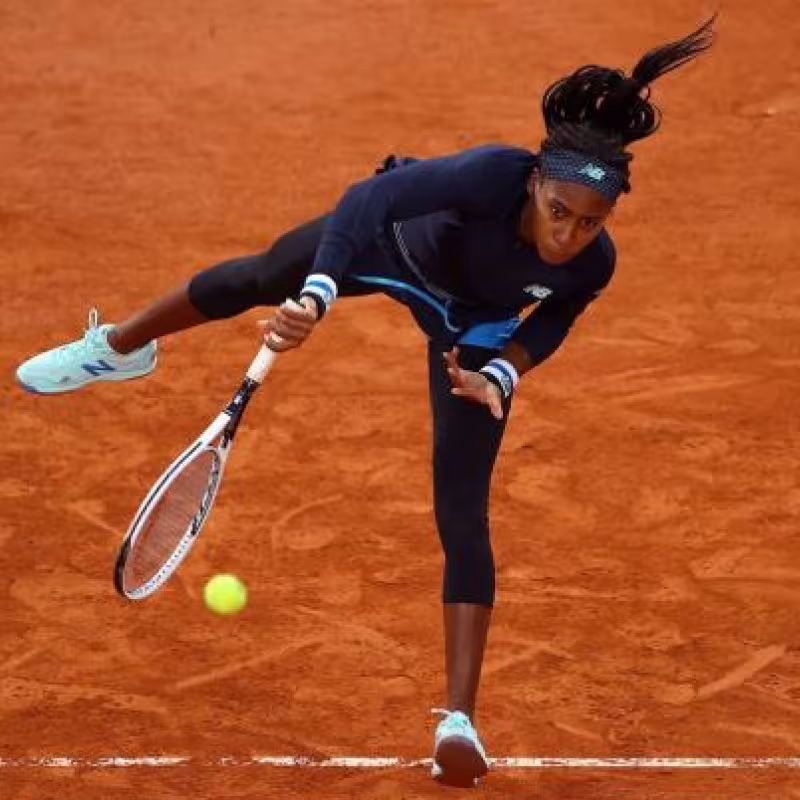 El grave problema con las dobles faltas de Coco Gauff