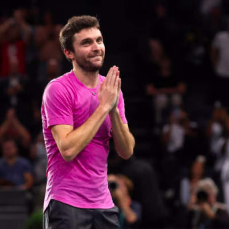 Gilles Simon tras ganar a Andy Murray. Foto: Getty
