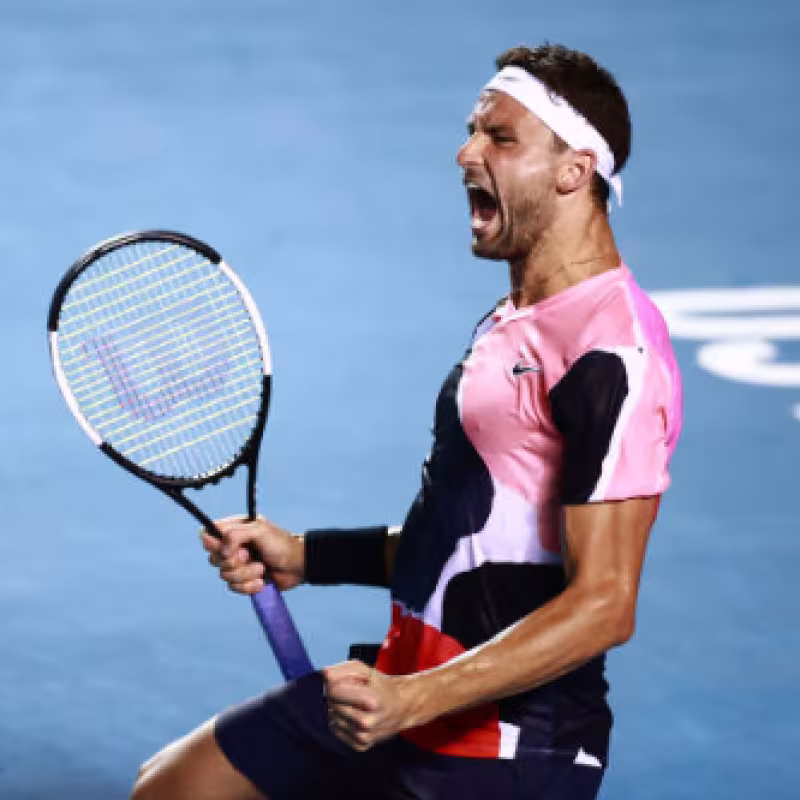 ATP Acapulco. Dimitrov tira de épica para citarse con Wawrinka en cuartos