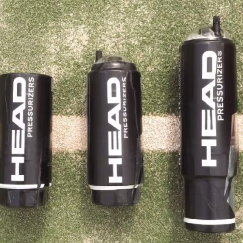 HEAD lanza varios presurizadores para alargar la vida útil de las pelotas. Foto: HEAD.