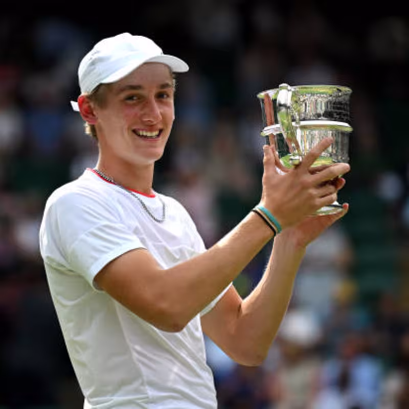 Henry Searle, campeón júnior Wimbledon 2023, quién es. Foto: gettyimages