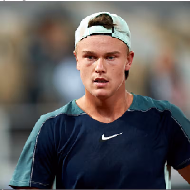 Holger Rune, chico malo. Foto: gettyimages