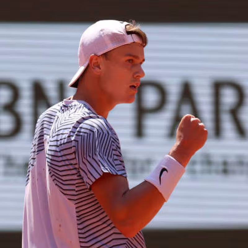 Holger Rune en Roland Garros 2023. Foto: getty