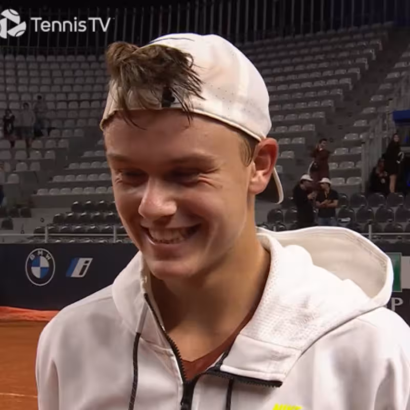 Rune, sobre su enfrentamiento con Fognini: "Va a ser salvaje"